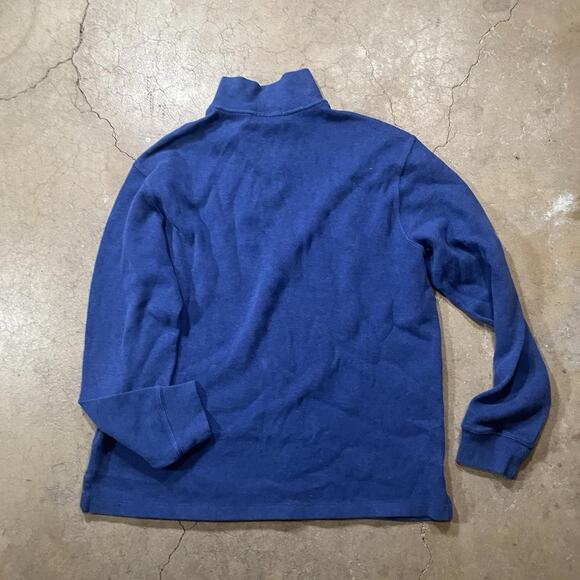 Polo Ralph Lauren Sweater Mens XL Blue 1/4 Zip Pullover - Picture 6 of 6